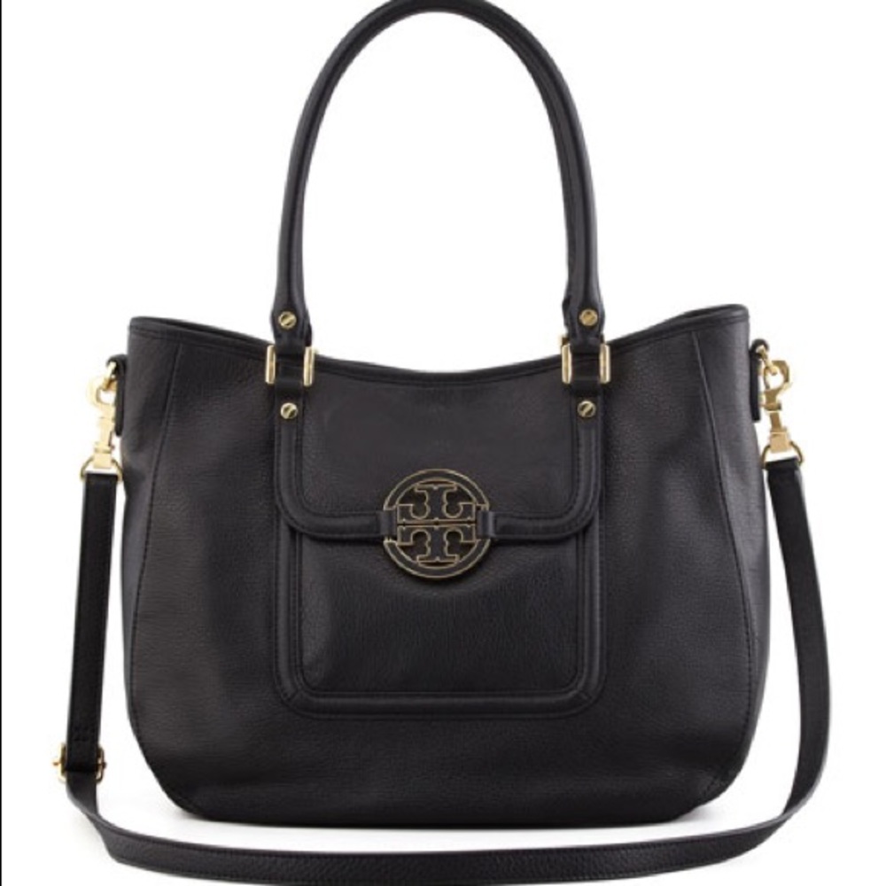 Tory Burch Pebbled Amanda Hobo